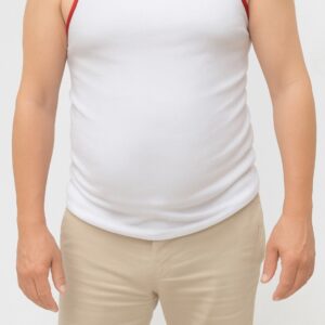 CAMISETA DE TIRANTAS CON RIBETE